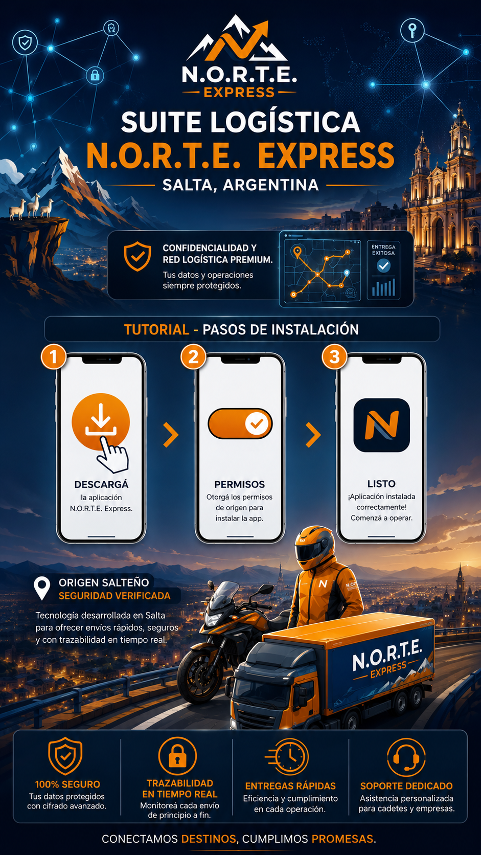 Tutorial de descarga segura para Celular